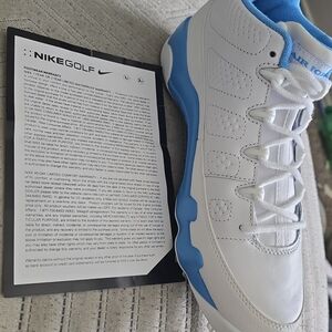 Nike Kids White and Blue Sneakers